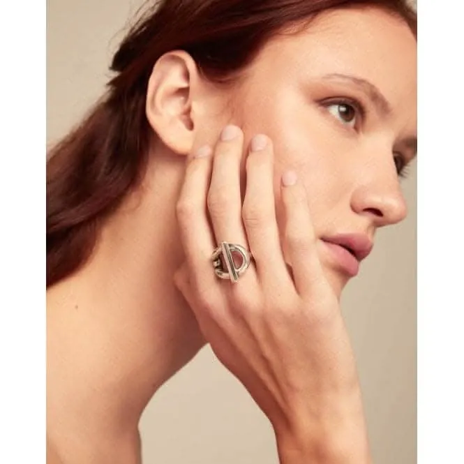 Teen Sterling Silver Plated Ring ANI0807MTL Unode50 Jewelry And Accessories