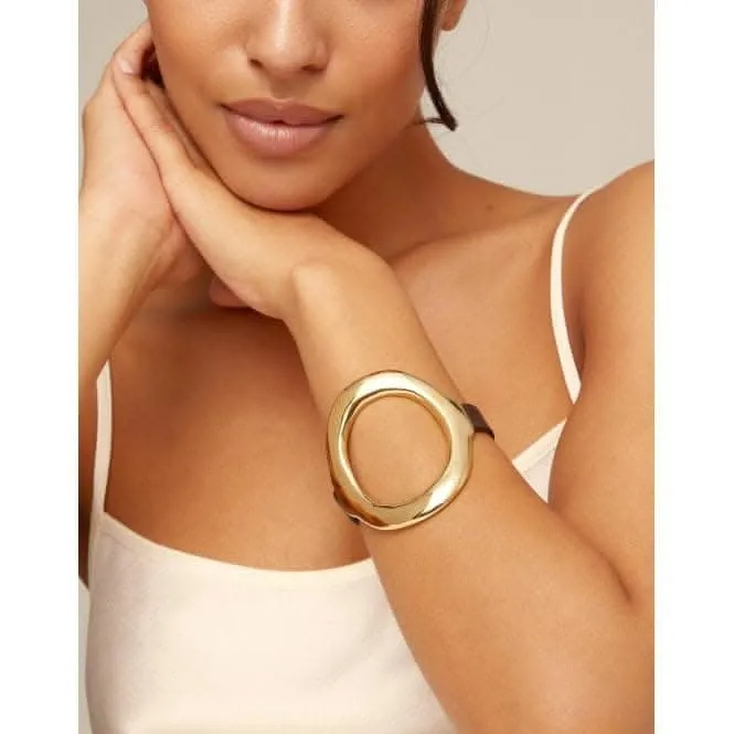 Thankful Golden Metal Bracelet Unode50 Jewelry And Accessories