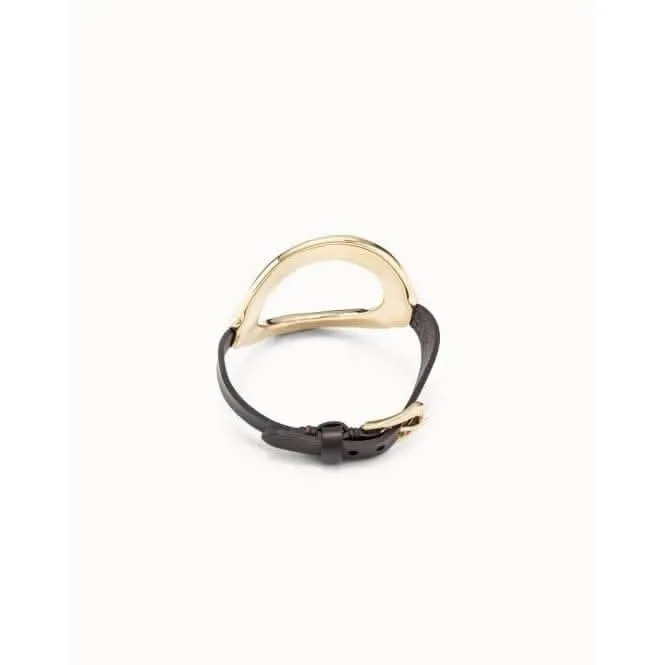 Thankful Golden Metal Bracelet Unode50 Jewelry And Accessories