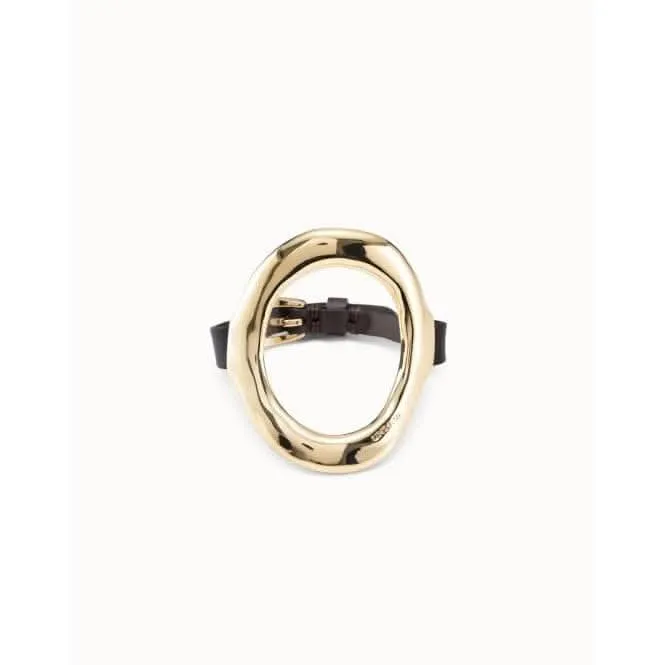 Thankful Golden Metal Bracelet Unode50 Jewelry And Accessories