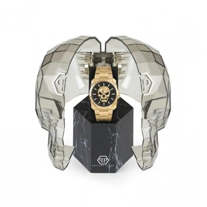 The Skull king Steel Gold Black Gents Watch PWLAA0822