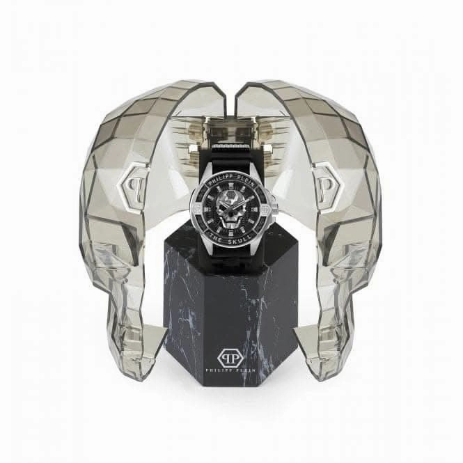 The Skull Carbon Fiber Steel Black Gents Watch PWAAA1622