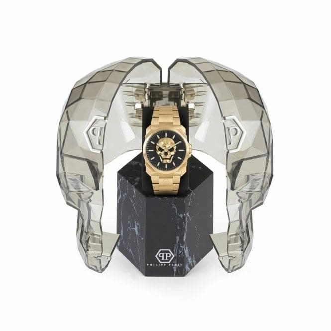 The Skull king Steel Gold Black Gents Watch PWLAA0822