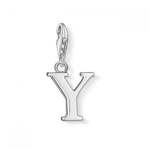 Thomas Sabo Charm Club Silver Letter Y Charm 0199-001-21 Thomas Sabo Collectable Charms