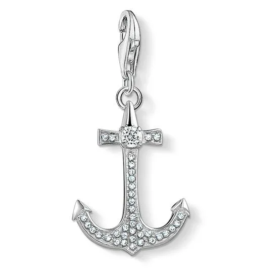Thomas Sabo Jewellery Thomas Sabo Charm Club CZ Anchor Charm - CC1524