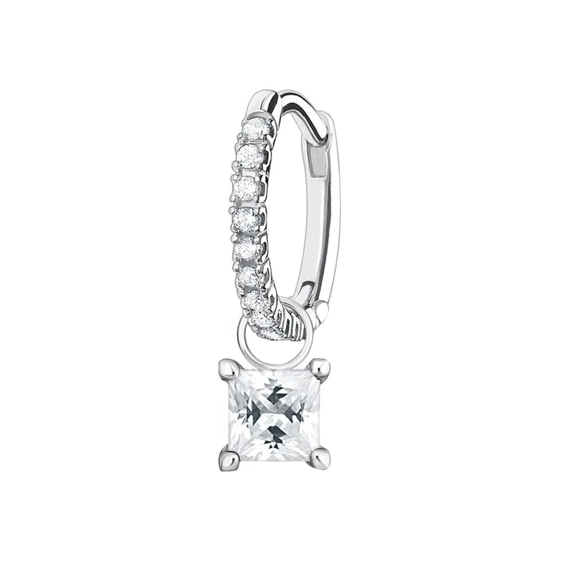 Thomas Sabo Jewellery Thomas Sabo Charm Club Sterling Silver Hoop Earring