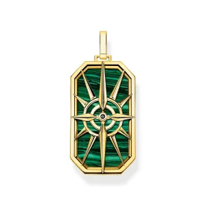 Thomas Sabo Jewellery Thomas Sabo Gold Plated Sterling Silver Compass Star Pendant