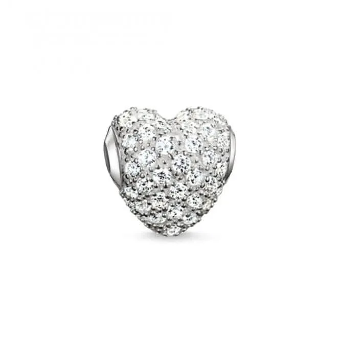 Thomas Sabo Karma Beads Jewellery Thomas Sabo Karma Silver Zirconia Bead K0081-051-14