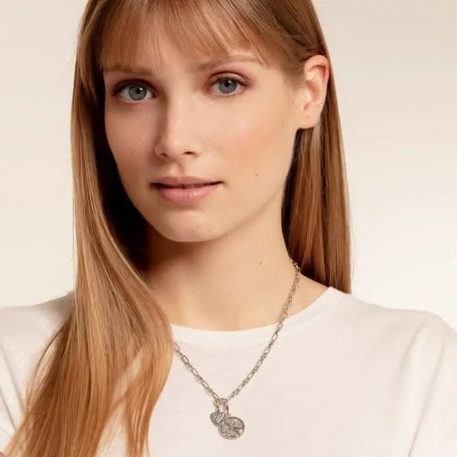 Thomas Sabo Sterling Silver Vintage Zirconia Heart Charm 1747-643-14 Thomas Sabo Collectable Charms