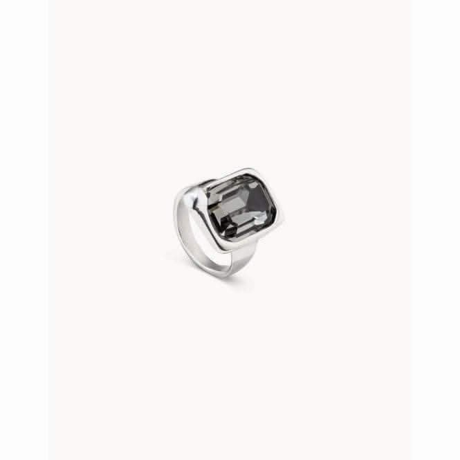 Unexpected Grey Faceted Crystal Ring Unode50 Jewelry And Accessories