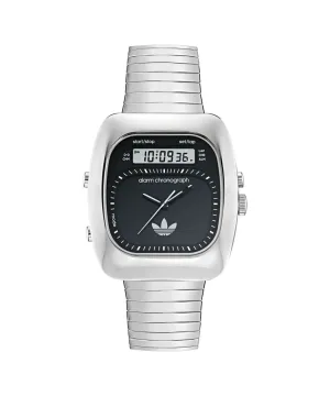 Unisex Retro Wave Three Stainless Steel Watch AOSY25013