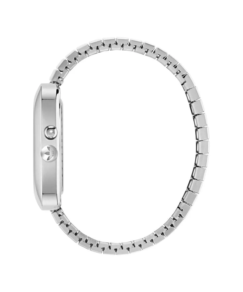 Unisex Retro Wave Three Stainless Steel Watch AOSY25013