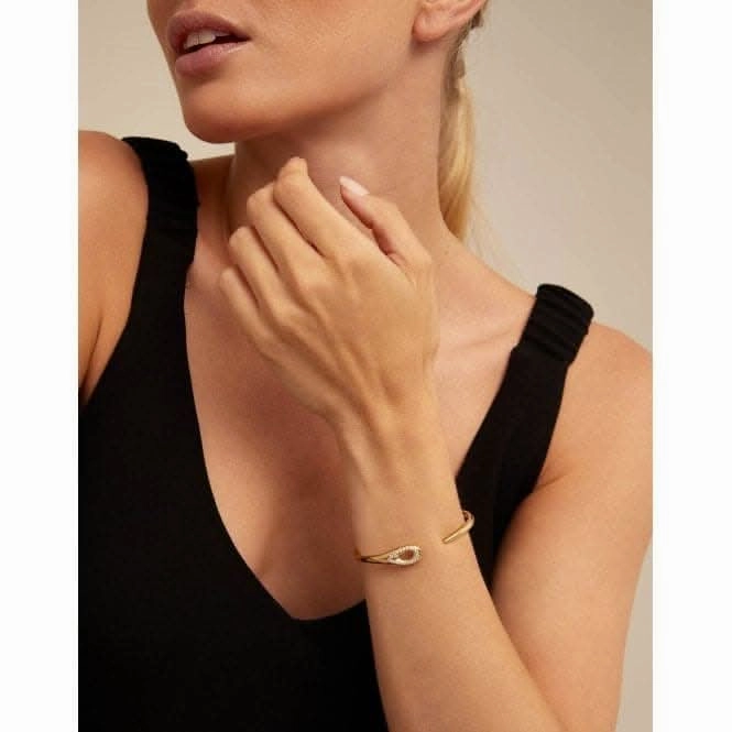 Victory Topaz White Brass Faceted Crystal Bracelet Unode50 Jewelry And Accessories