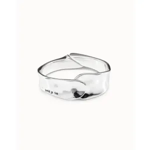 Waves Silver Metal Bracelet Unode50 Jewelry And Accessories