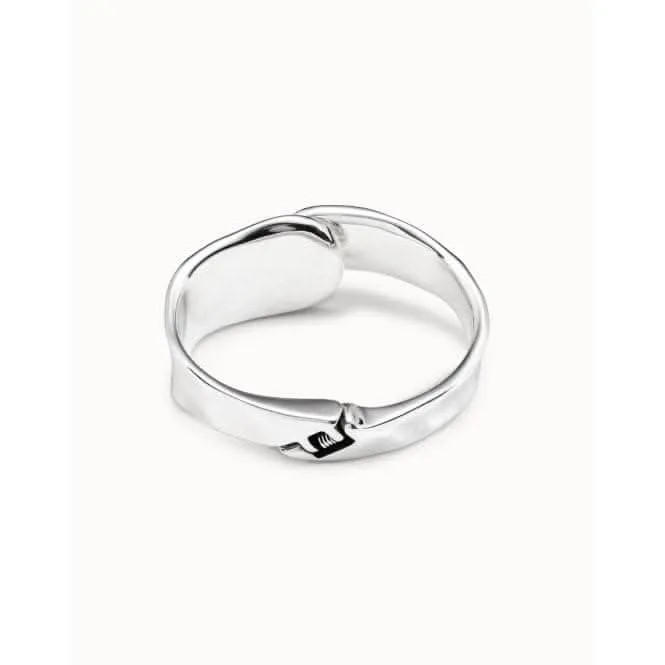 Waves Silver Metal Bracelet Unode50 Jewelry And Accessories