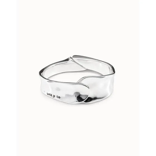 Waves Silver Metal Bracelet Unode50 Jewelry And Accessories