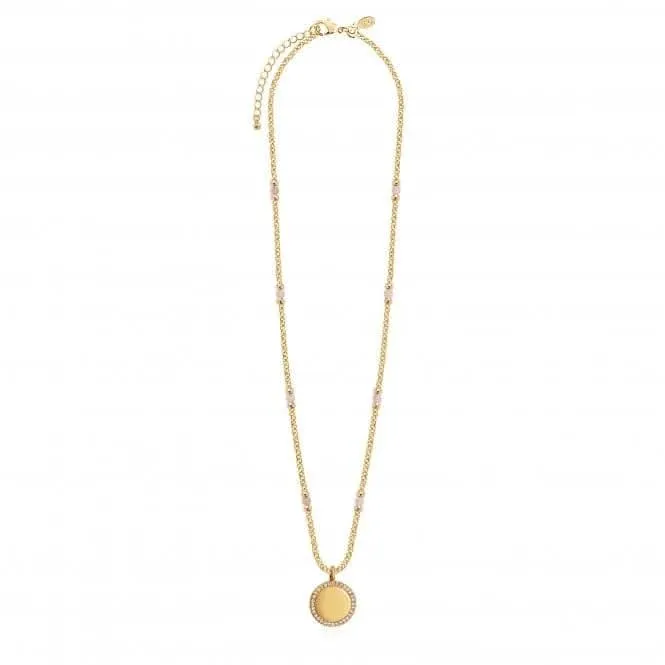Wellness Gems Gold Rose Quartz 45cm With 5cm Extender Necklace 3848 Joma Jewellery
