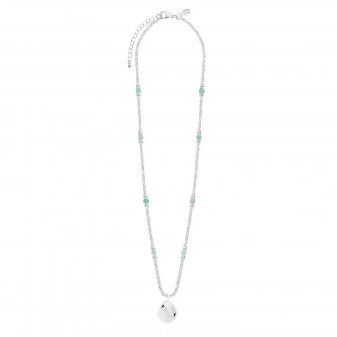 Wellness Gems Silver Amazonite 45cm   5cm Extender Necklace 4229 Joma Jewellery