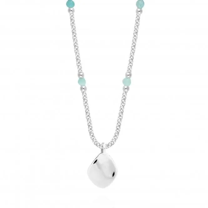 Wellness Gems Silver Amazonite 45cm   5cm Extender Necklace 4229 Joma Jewellery