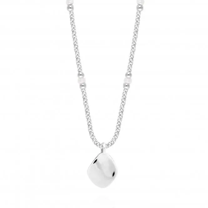 Wellness Gems Silver Pearl 45cm   5cm Extender Necklace 4225 Joma Jewellery