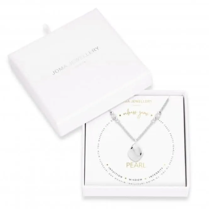 Wellness Gems Silver Pearl 45cm   5cm Extender Necklace 4225 Joma Jewellery