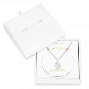 Wellness Gems Silver Sunstone 45cm   5cm Extender Necklace 4226 Joma Jewellery