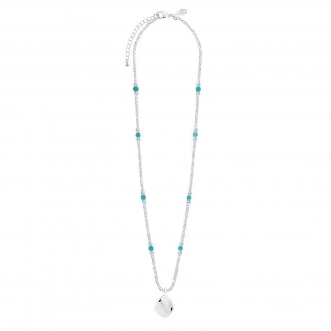 Wellness Gems Silver Turquoise 45cm   5cm Extender Necklace 4230 Joma Jewellery