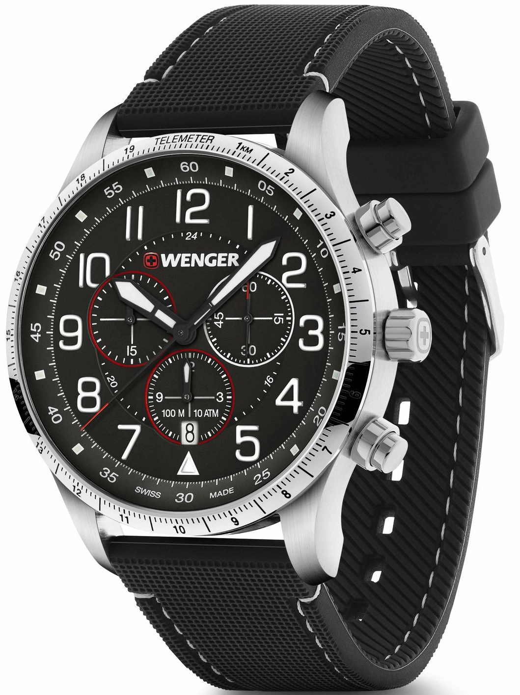 Wenger Watches Wenger Attitude Chrono Black Watch