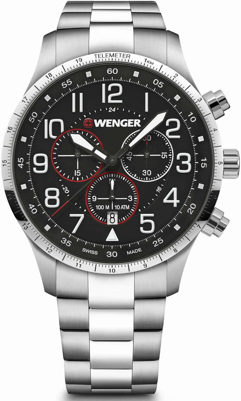 Wenger Watches Wenger Attitude Chrono Black Watch