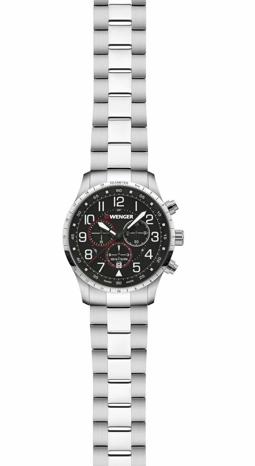 Wenger Watches Wenger Attitude Chrono Black Watch
