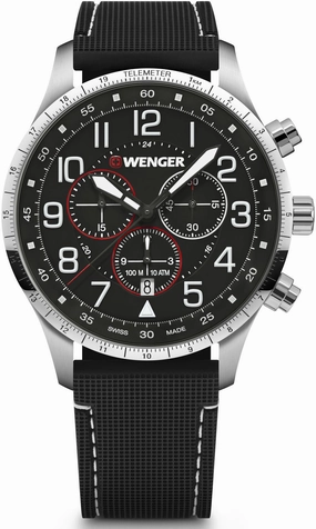 Wenger Watches Wenger Attitude Chrono Black Watch