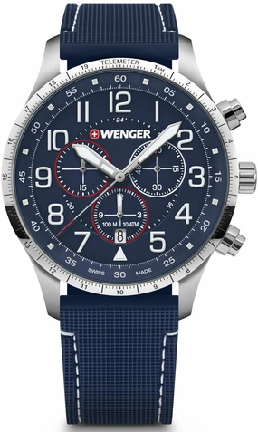 Wenger Watches Wenger Attitude Chrono Blue Watch