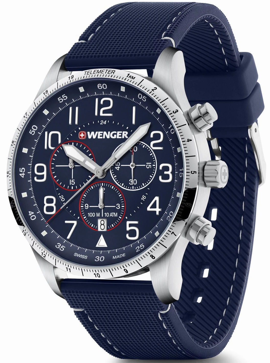 Wenger Watches Wenger Attitude Chrono Blue Watch