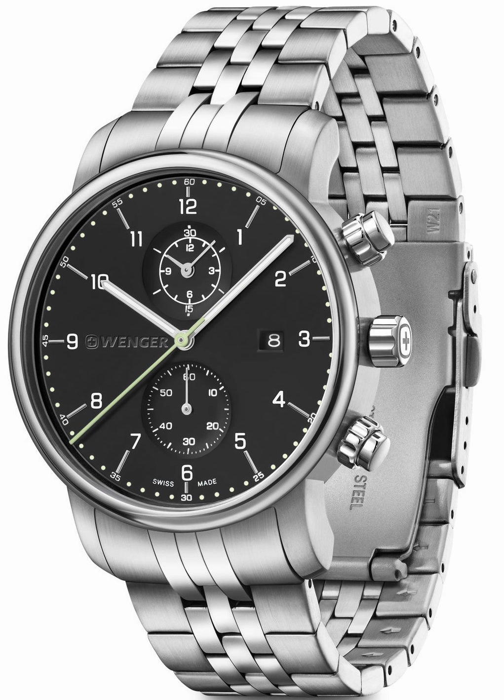 Wenger Watches Wenger Urban Classic Chrono Black Watch