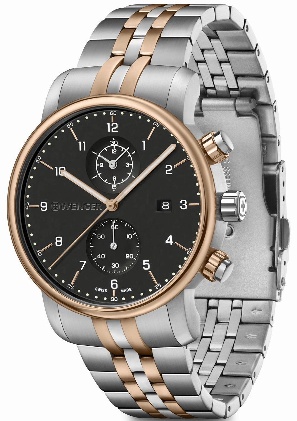 Wenger Watches Wenger Urban Classic Chrono Black Watch