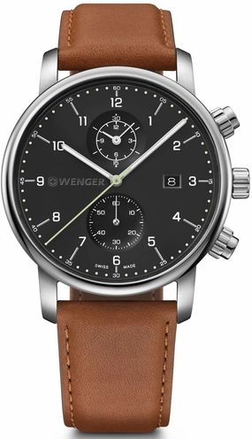 Wenger Watches Wenger Urban Classic Chrono Black Watch