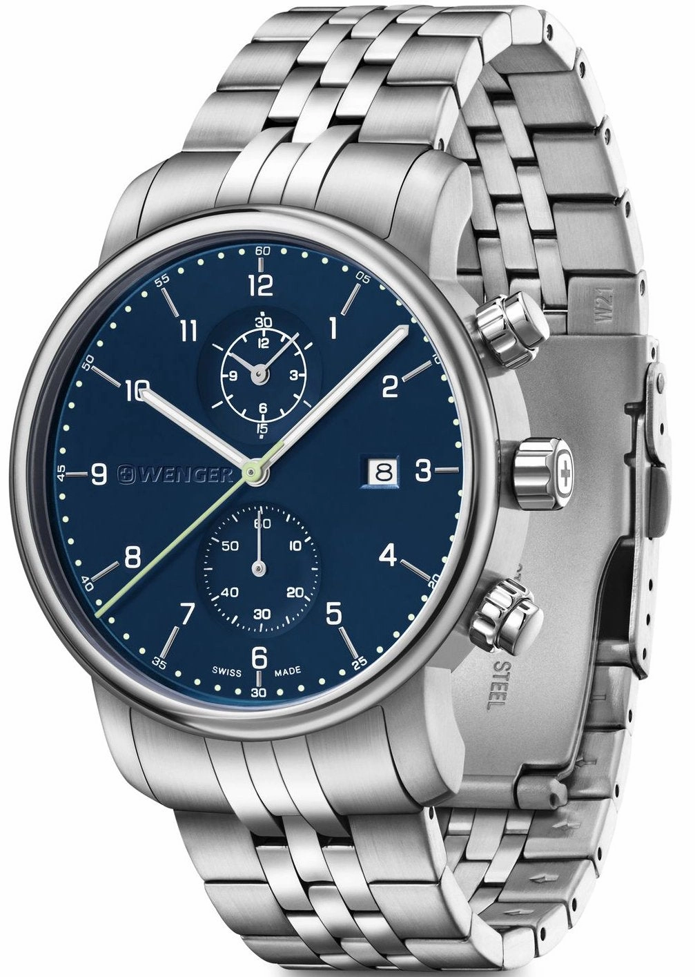 Wenger Watches Wenger Urban Classic Chrono Blue Watch