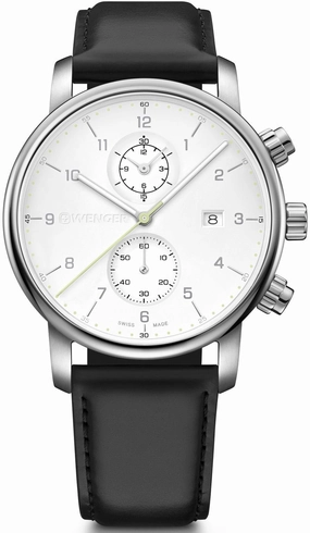 Wenger Watches Wenger Urban Classic Chrono White Watch