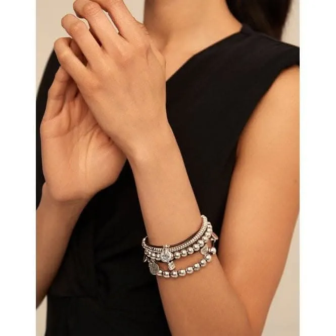 What A Mess! Silver Metal Bracelet Unode50 Jewelry And Accessories