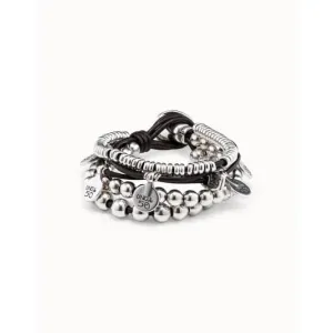 What A Mess! Silver Metal Bracelet Unode50 Jewelry And Accessories