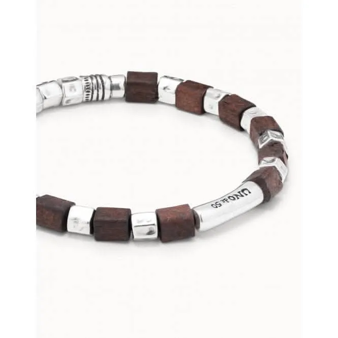 Wooden Silver Wood Bracelet Unode50 Jewelry And Accessories