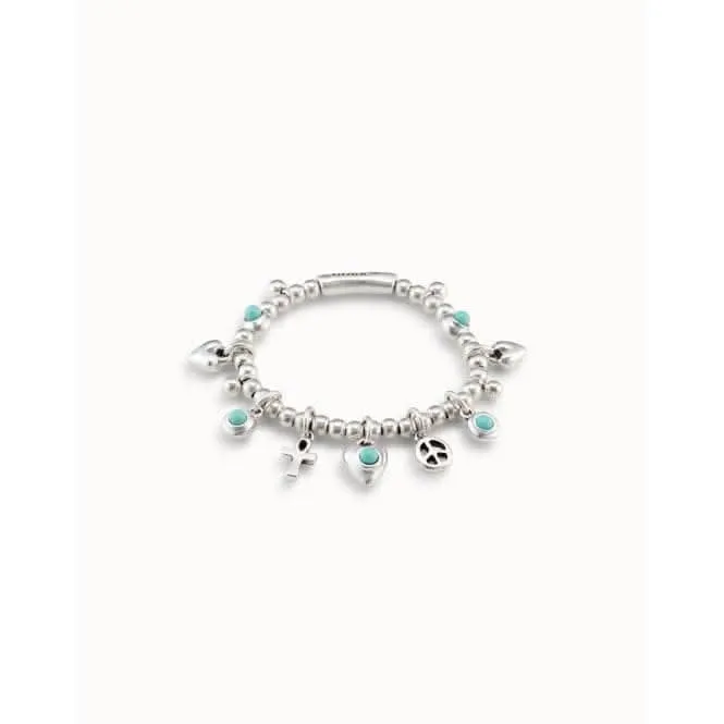 Worship Turquoise Metal Natural Stone Bracelet Unode50 Jewelry And Accessories