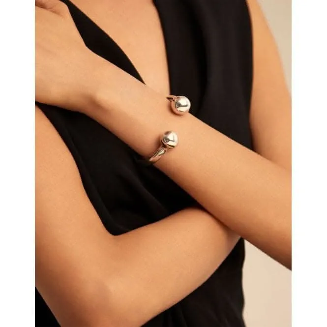 Zen Silver Metal Bangle Unode50 Jewelry And Accessories