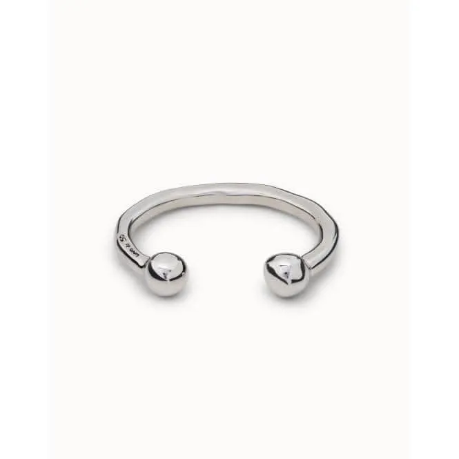Zen Silver Metal Bangle Unode50 Jewelry And Accessories
