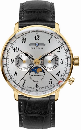 Zeppelin Watches Zeppelin LZ 129 Hindenburg Moonphase Mens Watch
