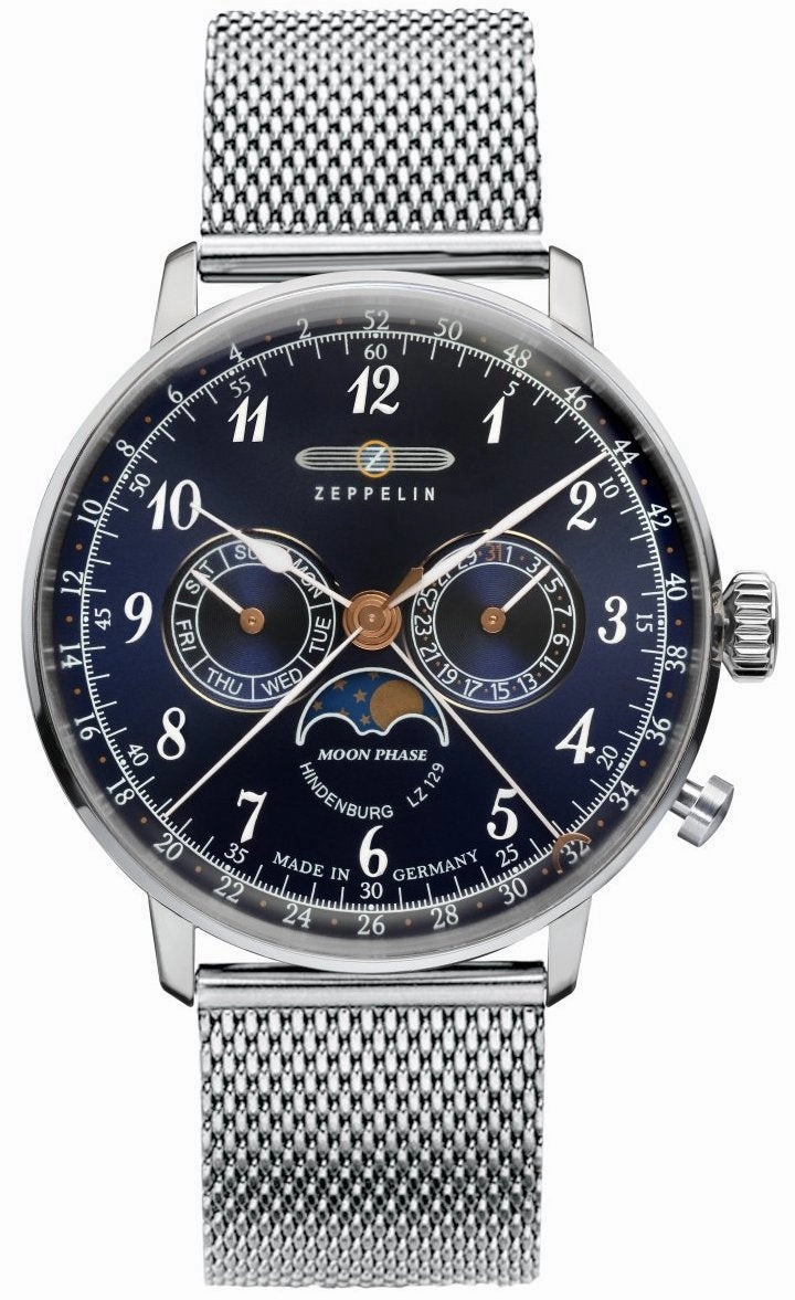 Zeppelin Watches Zeppelin LZ 129 Hindenburg Moonphase Mens Watch