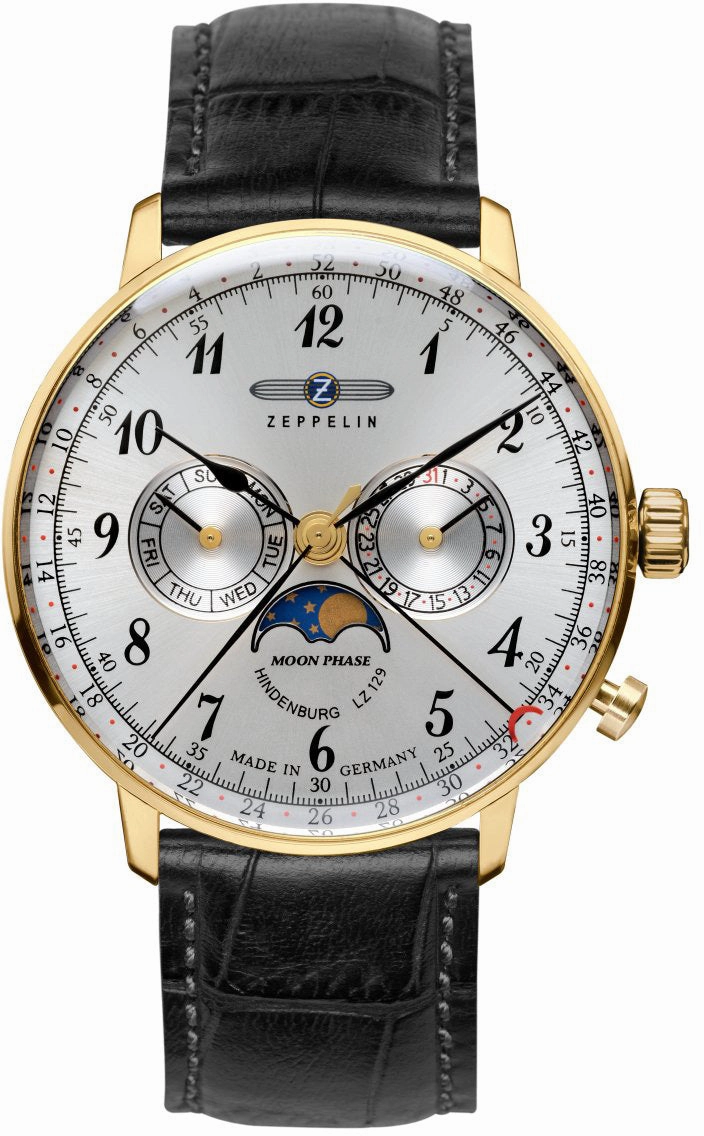 Zeppelin Watches Zeppelin LZ 129 Hindenburg Moonphase Mens Watch