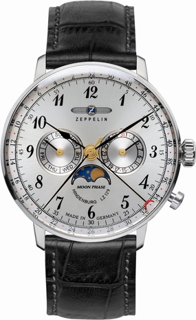 Zeppelin Watches Zeppelin LZ 129 Hindenburg Moonphase Mens Watch
