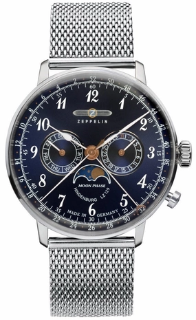 Zeppelin Watches Zeppelin LZ 129 Hindenburg Moonphase Mens Watch