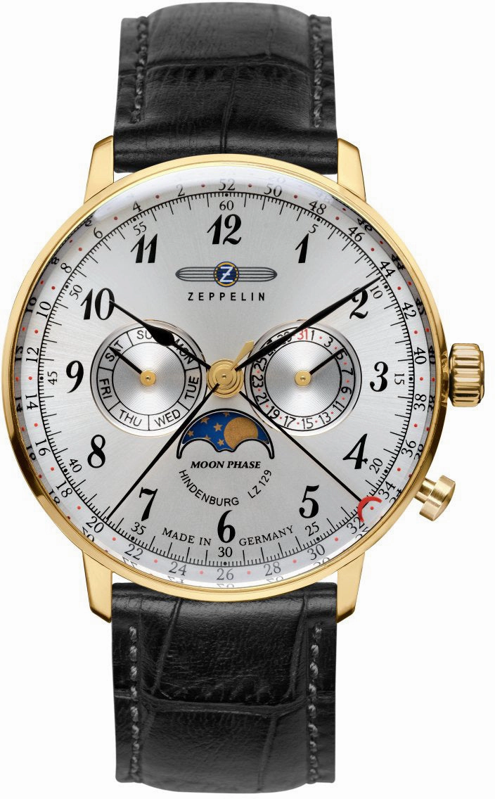 Zeppelin Watches Zeppelin LZ 129 Hindenburg Moonphase Mens Watch
